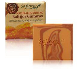 Natural soap with Baltic amber