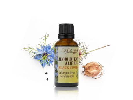 Juodųjų kmynų aliejus nigella sativa grynas