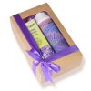 Tempting lavender cosmetics gift set with lavender oil