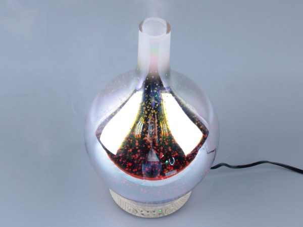 3D glass firework essential oil diffuser