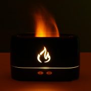Essential oil vaporizer FIREPLACE (black)