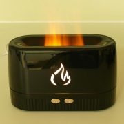Essential oil vaporizer FIREPLACE (black)